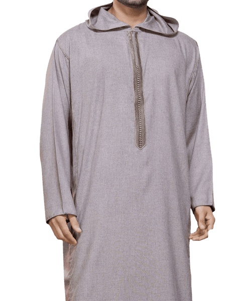 عباية رمادي سموكي